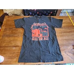 Vintage Metallica 90s Kill Em All T-shirt Mens L Giant Graphic Tee
